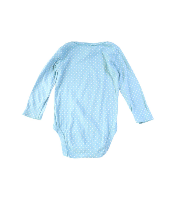 A Blue Bodysuits from Boden in size 12-18M for girl. (Back View)