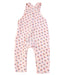 A Pink Long Overalls from Boden in size 18-24M for girl. (Back View)