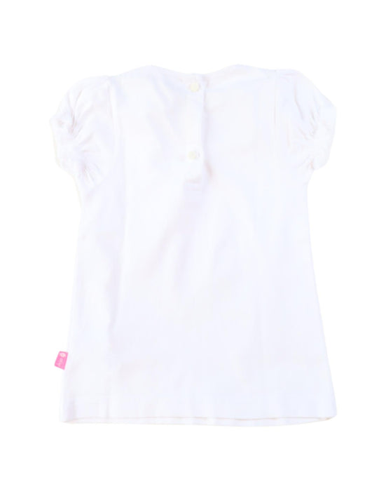 A White Short Sleeve Tops from Jojo Maman Bébé in size 18-24M for girl. (Back View)