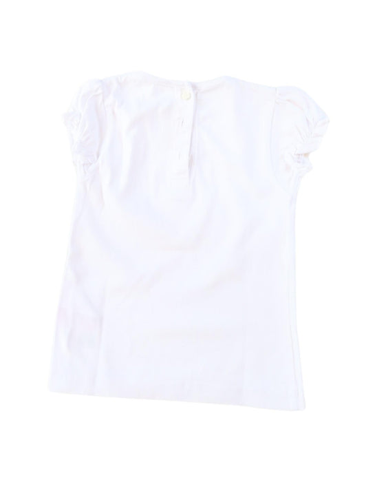 A White Short Sleeve Tops from Jojo Maman Bébé in size 2T for girl. (Back View)