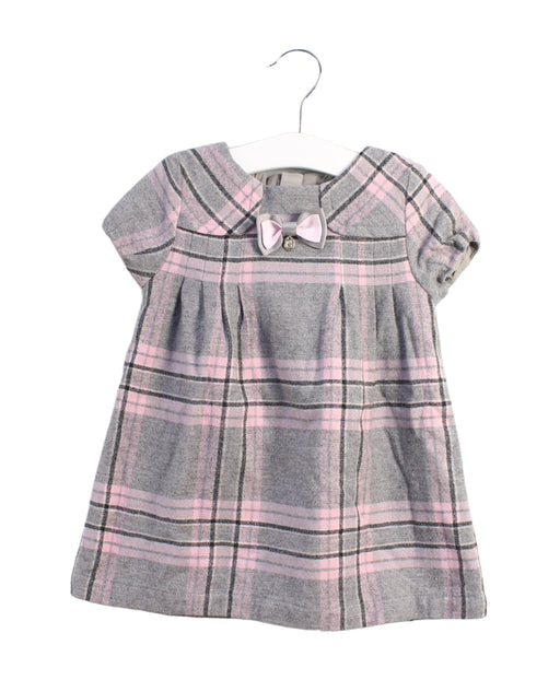 A Grey Short Sleeve Dresses from Chickeeduck in size 18-24M for girl. (Front View)