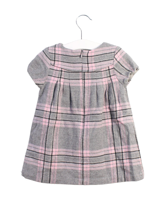 A Grey Short Sleeve Dresses from Chickeeduck in size 18-24M for girl. (Back View)