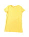 A Yellow Short Sleeve Tops from Seed in size 5T for girl. (Front View)