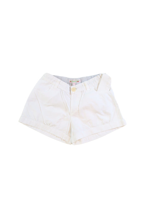 A White Shorts from Bonpoint in size 6T for girl. (Front View)