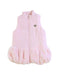 A Pink Outerwear Vests from Juicy Couture in size 6T for girl. (Front View)