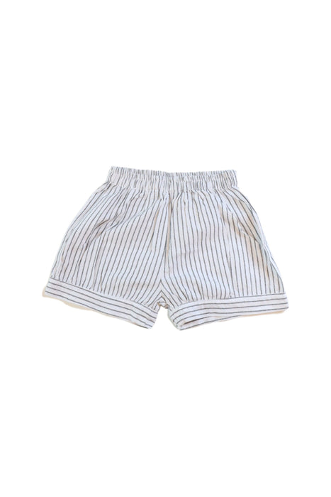 A White Shorts from Little Jepe in size 4T for girl. (Front View)