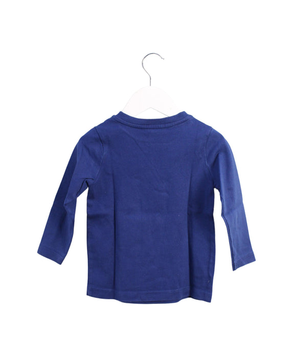 A Blue Long Sleeve Tops from Jacadi in size 2T for boy. (Back View)