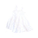 A White Sleeveless Dresses from Janie & Jack in size 4T for girl. (Front View)