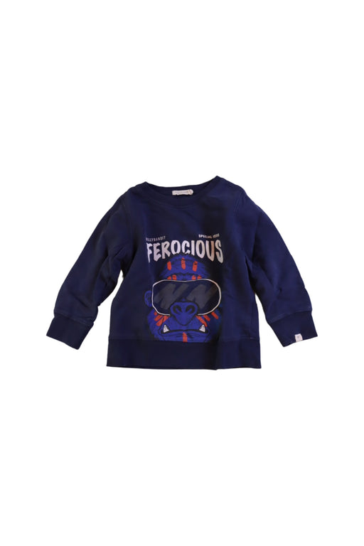 A Navy Sweatshirts from Billybandit in size 3T for boy. (Front View)