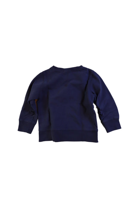 A Navy Sweatshirts from Billybandit in size 3T for boy. (Back View)