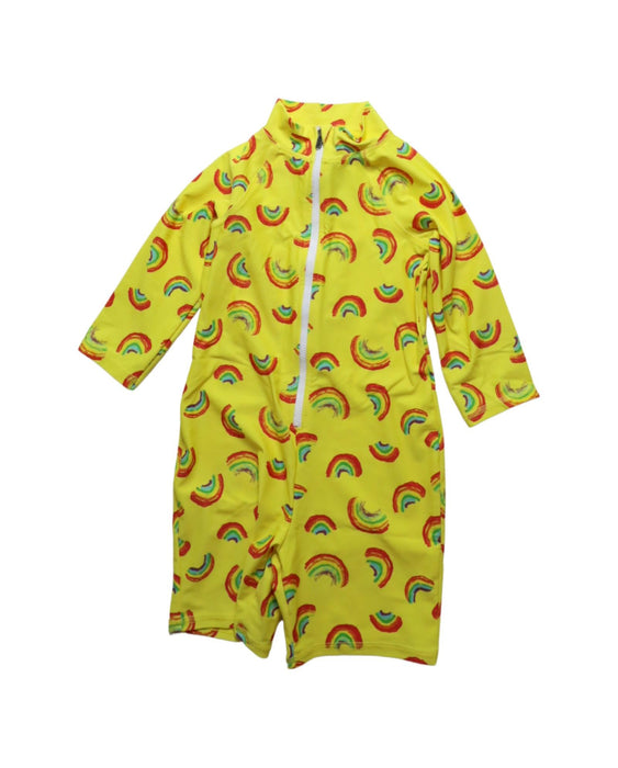 A Yellow Long Sleeve Jumpsuits from L.L.Bean in size 3T for neutral. (Front View)