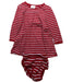 A Red Dress Sets from Hanna Andersson in size 3T for girl. (Front View)