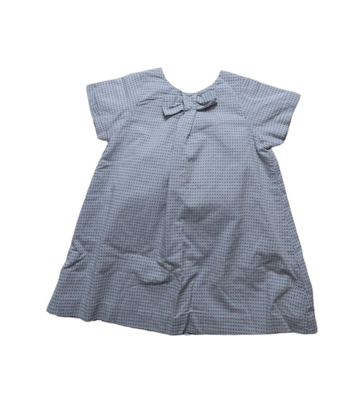 A Blue Short Sleeve Dresses from Jacadi in size 18-24M for girl. (Front View)