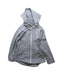 A Grey Hooded Sweatshirts from Polarn O. Pyret in size 4T for boy. (Front View)