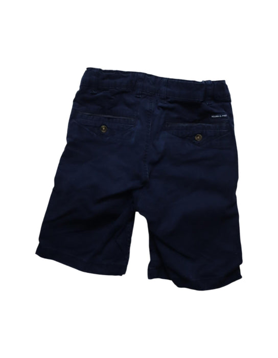 A Navy Shorts from Polarn O. Pyret in size 6T for boy. (Back View)