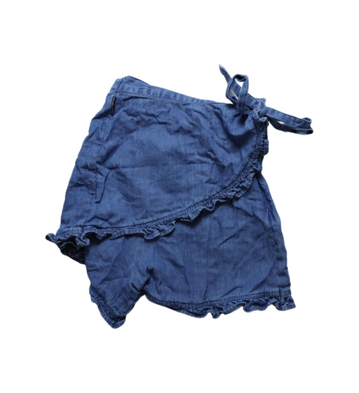 A Blue Skorts from Polarn O. Pyret in size 8Y for girl. (Front View)