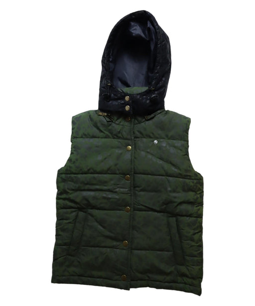 A Green Outerwear Vests from A for Apple in size 3T for boy. (Front View)