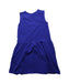 A Blue Sleeveless Dresses from Rock Your Kid in size 10Y for girl. (Back View)