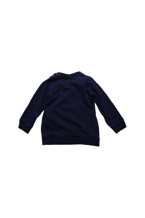 A Navy Crewneck Sweatshirts from Seed in size 18-24M for boy. (Back View)