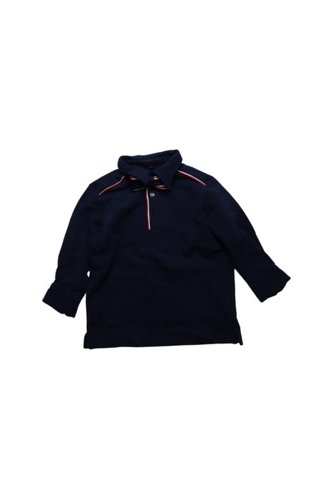 A Navy Long Sleeve Polos from Nicholas & Bears in size 2T for boy. (Front View)