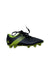 A Black Cleats/Soccer Shoes from Canterbury in size 9Y for boy. (Front View)