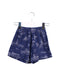 A Blue Shorts from Petit Bateau in size 6T for boy. (Front View)