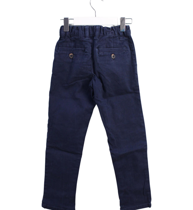 A Blue Casual Pants from Monoprix in size 6T for boy. (Back View)