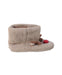 A Brown Winter Boots from The Little White Company in size 5T for girl. (Back View)