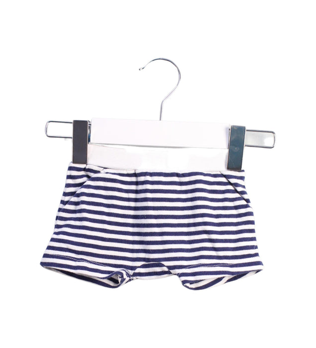 A Blue Shorts Sets from Jacadi in size 0-3M for girl. (Back View)