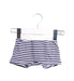 A Blue Shorts Sets from Jacadi in size 0-3M for girl. (Back View)