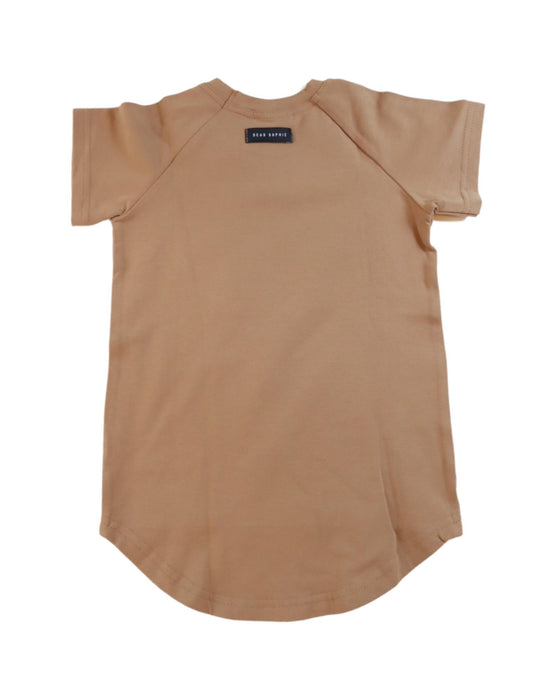 A Brown Short Sleeve T Shirts from Dear Sophie in size 4T for boy. (Back View)