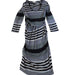 A Grey Long Sleeve Dresses from Ripe in size M for maternity. (Front View)