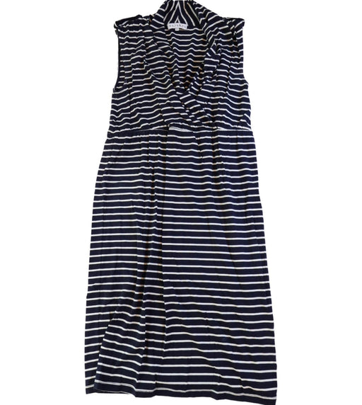 A Navy Sleeveless Dresses from Mayarya in size M for maternity. (Front View)