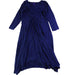 A Blue Long Sleeve Dresses from Seraphine in size M for maternity. (Front View)