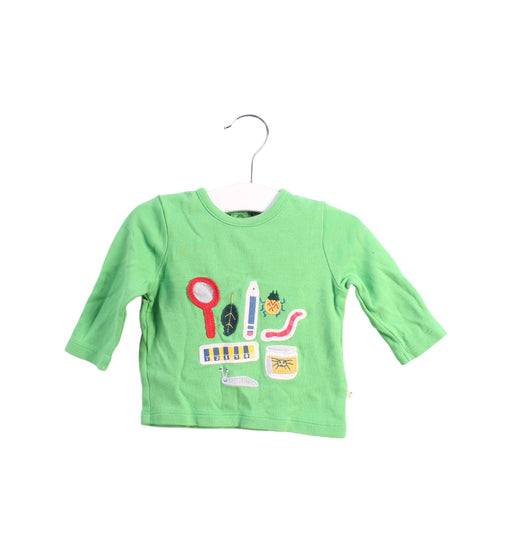 A Green Long Sleeve Tops from Frugi in size O/S for boy. (Front View)