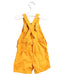 A Yellow Overall Shorts from Petit Bateau in size 6-12M for boy. (Back View)