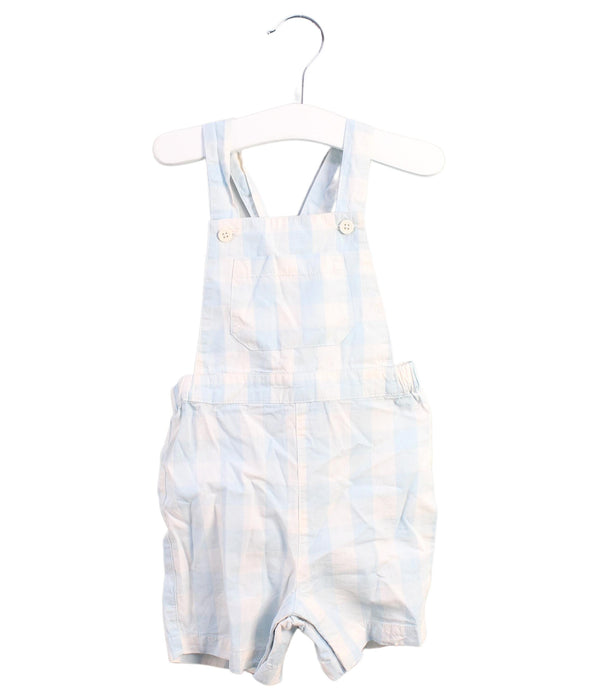 A Blue Overall Shorts from Petit Bateau in size 12-18M for neutral. (Front View)