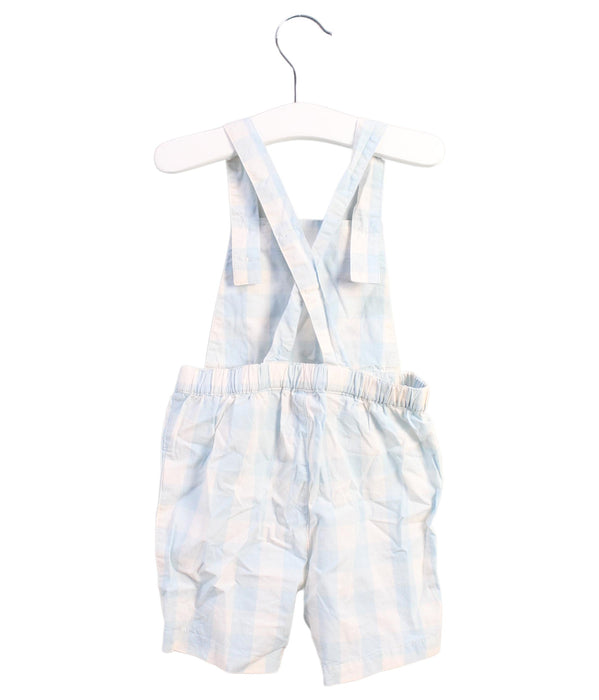 A Blue Overall Shorts from Petit Bateau in size 12-18M for neutral. (Back View)