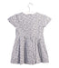 A White Short Sleeve Dresses from Jacadi in size 3T for girl. (Back View)