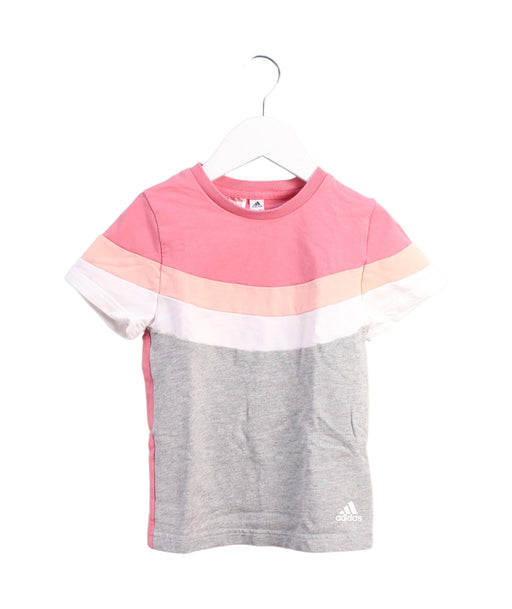 A Pink Pants Sets from Adidas in size 2T for girl. (Front View)