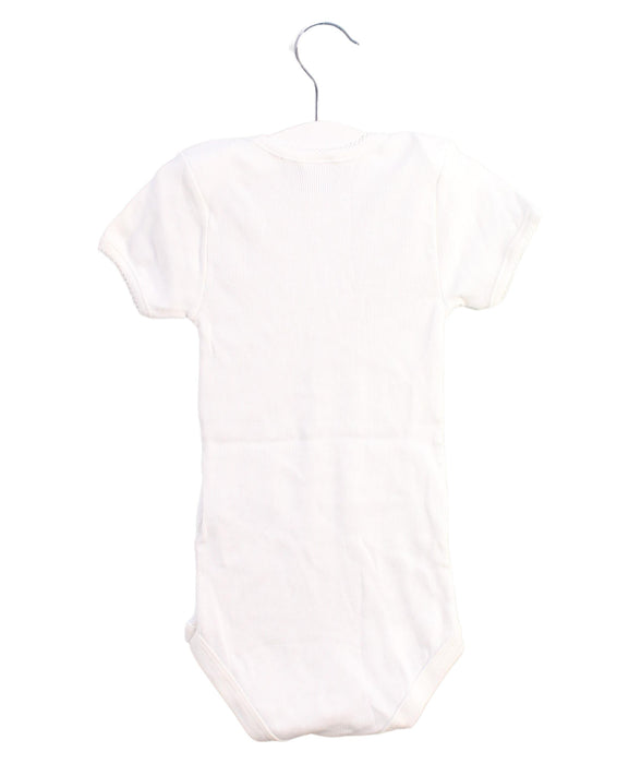 A White Bodysuits from Petit Bateau in size 3T for neutral. (Back View)