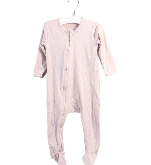 A Pink Onesies from Nature Baby in size 6-12M for girl. (Front View)