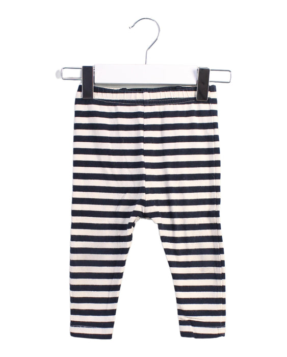 A Blue Leggings from Nature Baby in size 6-12M for girl. (Front View)