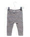 A Blue Leggings from Nature Baby in size 6-12M for girl. (Back View)