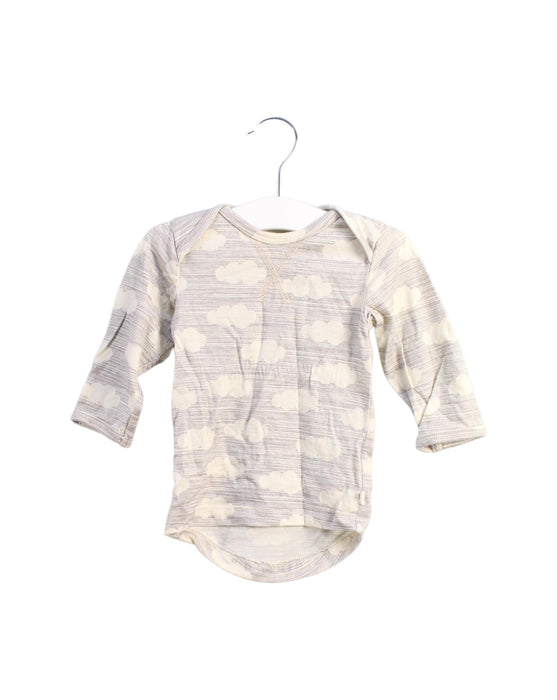 A Grey Long Sleeve Tops from Nature Baby in size 6-12M for boy. (Front View)