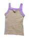 A Yellow Sleeveless Tops from Petit Main in size 2T for girl. (Front View)