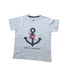 A Grey Short Sleeve T Shirts from Petit Bateau in size 6T for boy. (Front View)