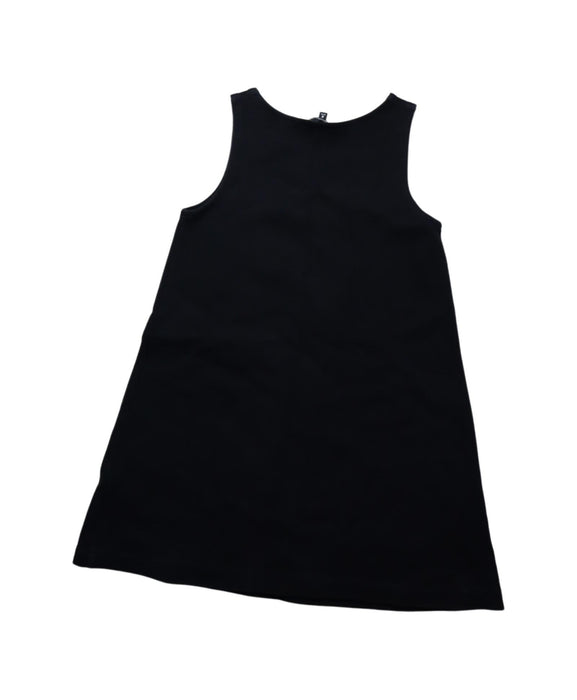A Black Sleeveless Dresses from Agnes b. in size 6T for girl. (Back View)