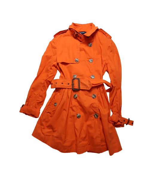 A Orange Coats from Ralph Lauren in size 8Y for girl. (Front View)