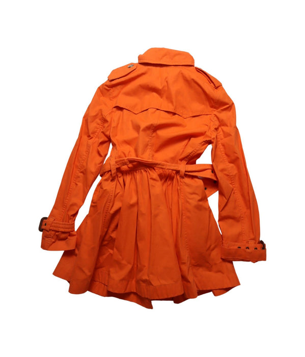 A Orange Coats from Ralph Lauren in size 8Y for girl. (Back View)